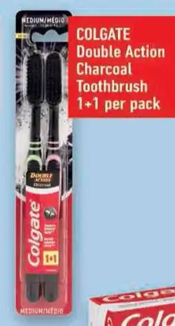 Shoprite COLGATE Double Action Charcoal Toothbrush offer