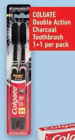 Shoprite COLGATE Double Action Charcoal Toothbrush offer