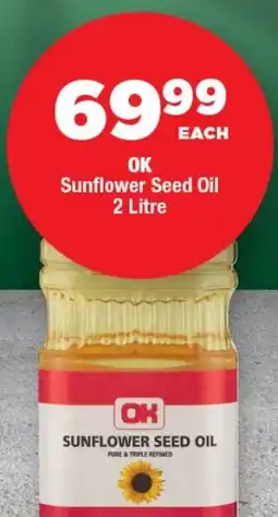 OK Foods OK Sunflower Seed Oil offer