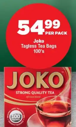 OK Foods Joko Tagless Tea Bags offer
