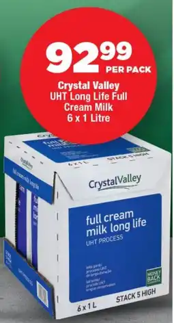 OK Foods Crystal Valley UHT Long Life Full Cream Milk offer