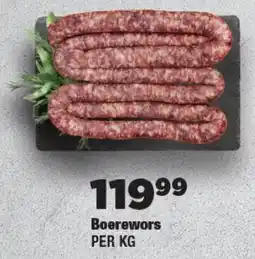 OK Foods Boerewors offer
