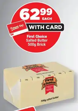 OK Foods First Choice Salted Butter Brick offer