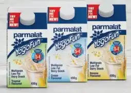 OK Foods Parmalat YogoFun Multigrain Low Fat Dairy Snack Asstd. offer