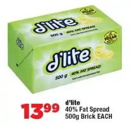 OK Foods D'lite 40% Fat Spread Brick offer