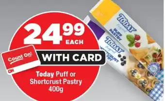 OK Foods Today Puff or Shortcrust Pastry offer