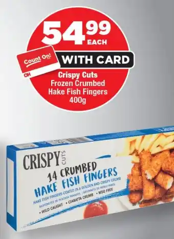 OK Foods Crispy Cuts Frozen Crumbed Hake Fish Fingers offer