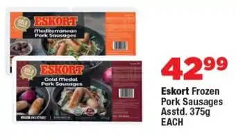 OK Foods Eskort Frozen Pork Sausages Asstd. offer