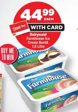 OK Foods Dairymaid Farmhouse Ice Cream Asstd. offer