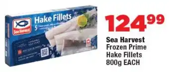 OK Foods Sea Harvest Frozen Prime Hake Fillets offer