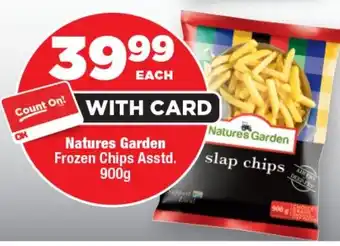 OK Foods Natures Garden Frozen Chips Asstd. offer