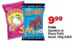 OK Foods Truda Spookies or Flyers Puffs Asstd. offer