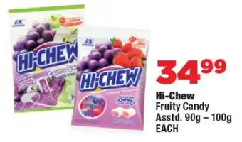 OK Foods Hi-Chew Fruity Candy Asstd. offer
