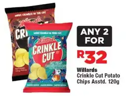 OK Foods Willards Crinkle Cut Potato Chips Asstd. offer