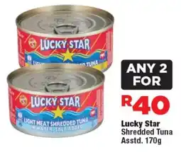OK Foods Lucky Star Shredded Tuna Asstd. offer