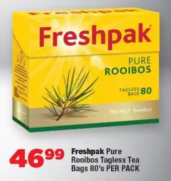 OK Foods Freshpak Pure Rooibos Tagless Tea Bags offer