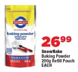 OK Foods Snowflake Baking Powder Refill Pouch offer