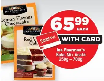 OK Foods Ina Paarman's Bake Mix Asstd. offer