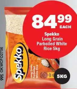 OK Foods Spekko Long Grain Parboiled White Rice offer