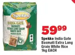 OK Foods Spekko India Gate Basmati Extra Long Grain White Rice offer