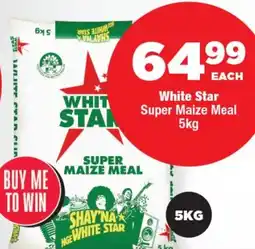 OK Foods White Star Super Maize Meal offer