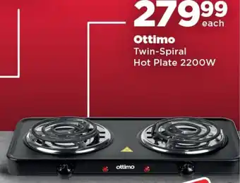OK Foods Ottimo Twin-Spiral Hot Plate 2200W offer