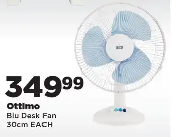 Ottimo Blu Desk Fan