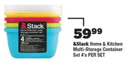 OK Foods &Stack Home & Kitchen Multi-Storage Container Set offer