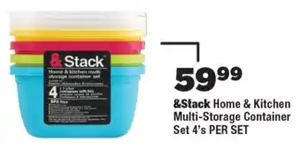 OK Foods &Stack Home & Kitchen Multi-Storage Container Set offer