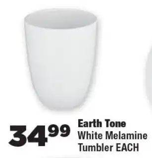 OK Foods Earth Tone White Melamine Tumbler offer