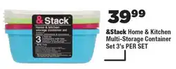 OK Foods &Stack Home & Kitchen Multi-Storage Container Set offer