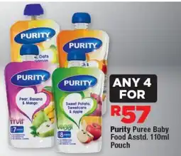OK Foods Purity Puree Baby Food Asstd. Pouch offer
