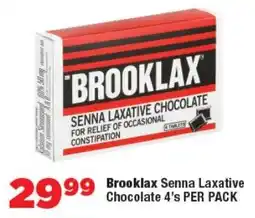 OK Foods Brooklax Senna Laxative Chocolate offer