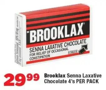 OK Foods Brooklax Senna Laxative Chocolate offer