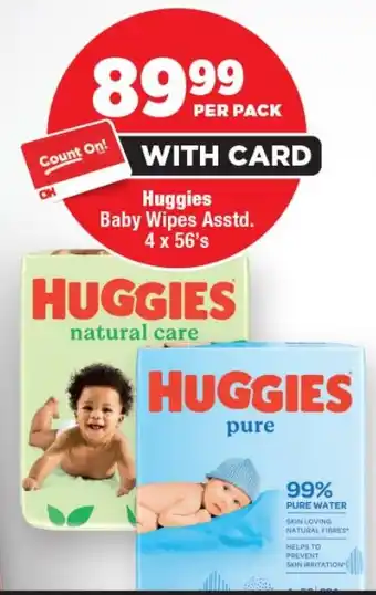Huggies Baby Wipes Asstd.
