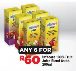 OK Foods Infacare 100% Fruit Juice Blend Asstd. offer