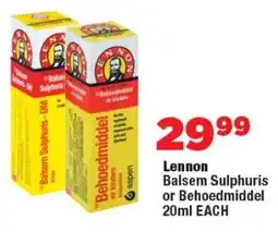 OK Foods Lennon Balsem Sulphuris or Behoedmiddel offer