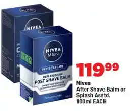 OK Foods Nivea After Shave Balm or Splash Asstd. offer