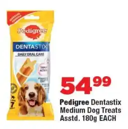 OK Foods Pedigree Dentastix Medium Dog Treats Asstd. offer