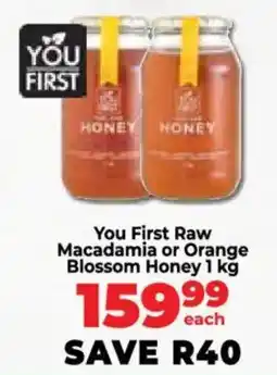 Food Lover's Market You First Raw Macadamia or Orange Blossom Honey offer