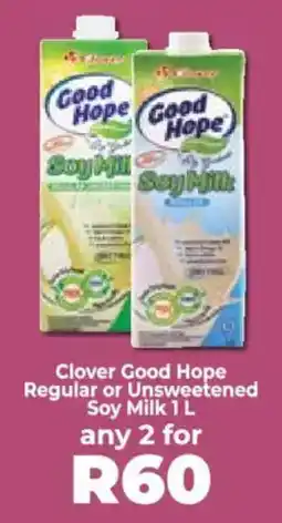 Food Lover's Market Clover Good Hope Regular or Unsweetened Soy Milk offer