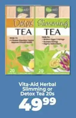 Food Lover's Market Vita-Aid Herbal Slimming or Detox Tea offer