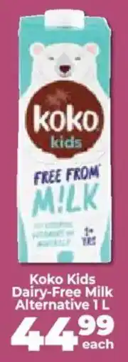 Food Lover's Market Koko Kids Dairy-Free Milk Alternative offer