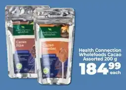 Food Lover's Market Health Connection Wholefoods Cacao Assorted offer