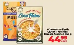Food Lover's Market Wholesome Earth Gluten-Free Kids' Cereals Assorted offer