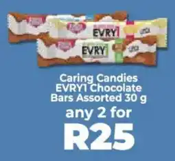 Food Lover's Market Caring Candies EVRY1 Chocolate Bars Assorted offer
