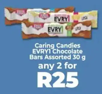 Food Lover's Market Caring Candies EVRY1 Chocolate Bars Assorted offer