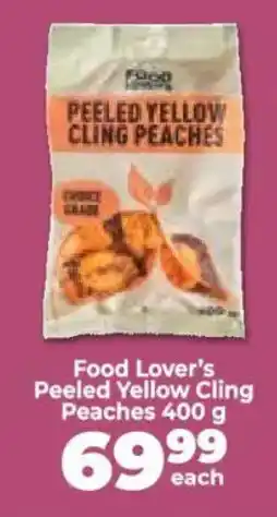 Food Lover's Market Food Lover's Peeled Yellow Cling Peaches offer