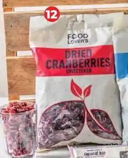Food Lover's Market Food Lover's Dried Mango Strips or Dried Cranberries offer