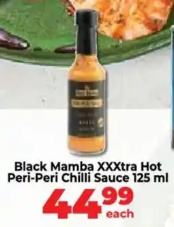 Food Lover's Market Black Mamba XXXtra Hot Peri-Peri Chilli Sauce offer